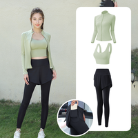 瑜伽服运动套装女秋冬专业高端房高级感速干衣跑步服 XXL