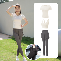 瑜伽服运动套装女秋冬专业高端房高级感速干衣跑步服 XL
