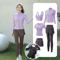 瑜伽服运动套装女秋冬专业高端房高级感速干衣跑步服 XXL
