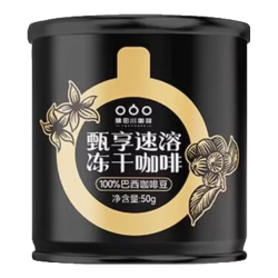 隅田川咖啡 哥伦比亚 速溶醇黑咖啡粉 50g*2瓶