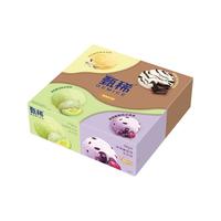 甄稀香草+巧克力牛奶+蜜瓜+葡萄味冰淇淋90克/杯*4杯