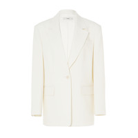 LYNEE 简约单排扣宽松醋酸西装外套女春季时尚西服都市通勤