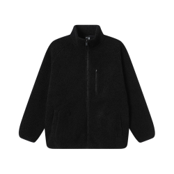 京东京造 外套夹克男羊羔毛25秋冬宽松加厚服装衣服 黑色 L