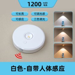 得利来 DOLILO 小山丘人体感应灯人来即亮人走即灭免接线展示柜灯led充电小射灯