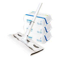 BOOMJOY 宝家洁 静电除尘纸拖把吸尘纸一次性拖布家用平板拖把 N2+干巾3包