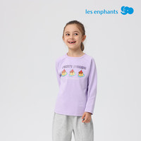 丽婴房（Les enphants）丽婴房儿童长袖T恤男童长袖上衣宝宝卫衣 活力紫 110 cm
