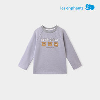 丽婴房(Les enphants)丽婴房儿童长袖T恤男童长袖上衣宝宝卫衣 百搭灰 90 cm