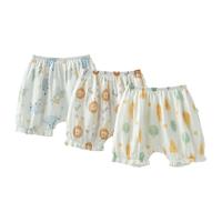 aqpa 六色可选:aqpa 宝宝纱布短裤夏季薄款男童女童夏装灯笼裤子婴儿纯棉睡裤清凉