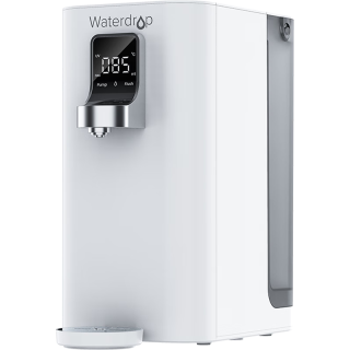 台式净水器家用 WD-K19-H 免安装净热一体机 即热式饮水机 RO反渗透净水器 白色 K19-H