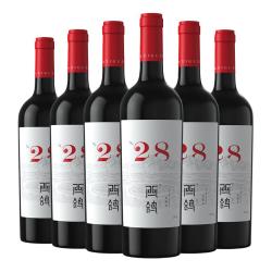 贺兰红 1200(原N28)西鸽干红葡萄酒整箱750ml*6 贺兰山宁夏红酒中秋礼品
