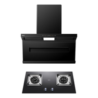 名气老板油烟机A586小飞翼变频平嵌超薄顶侧双吸27风量大吸力1100帕老板小黑翼同款【液化气请备注】 【顶配】烟灶套装+5.2kW猛火灶6812