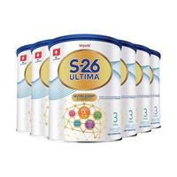 惠氏（Wyeth）港版铂臻S26瑞士奶粉混合喂养 3段 800g*6/箱装