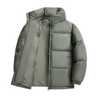 【200克充绒】2024羽绒服男款短款立领面包服极寒加厚