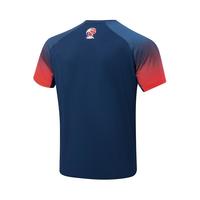 李宁 LI-NING25-26赛季CBA广东宏远男子排湿速干短袖T恤ATSV929