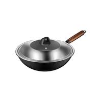 COOKER KING/炊大皇 无涂层 铁锅 锅盖  无涂层铁锅（圆底带盖） 32cm 30.1-32cm 精铁