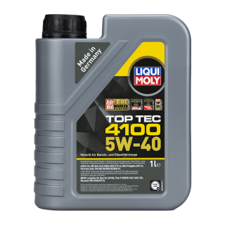 LIQUI MOLY 力魔 顶技系列 4100 5W-40 SN/CF级 全合成机油 5L