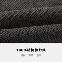 暇步士（Hush Puppies）【舒适全棉】男装2025秋季简约基础款休闲高领开身线衣 谧静灰 L