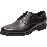 圣伽步（SKAP）皮鞋男士商务休闲德比软底正装鞋 黑色 40