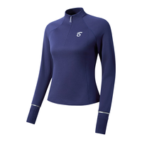 马孔多()原创单品|加绒立领半开拉链跑步上衣4代吸湿排汗未来黄昏女M