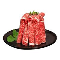澳洲M5雪花肥牛卷1kg 原切谷饲雪花牛肉片肥牛火锅食材新鲜牛肉片
