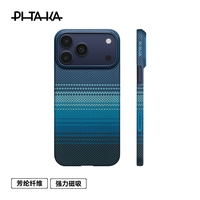 【PitaTap超薄款】PITAKA适用苹果iphone17promax手机壳16promax凯夫拉磁吸相机按键碳纤维纹Air保护壳 月升