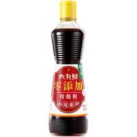六月鲜 零添加特级鲜红烧酱油 500ml