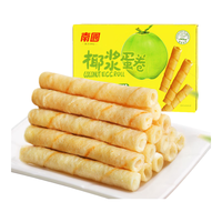 南国 椰奶夹心蛋卷饼干 180g*2盒