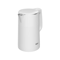  Haier/海尔 HSK-K617W 304双层无缝不锈钢内胆 电热水壶  白色系 1.7L