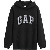 盖璞 Gap男女装2025秋季款LOGO抓绒宽松连帽套头卫衣休闲上衣786940