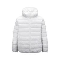 森马 Semir【防风防水】羽绒服男冬季连帽外套短款字母印花上衣保暖轻松薄款