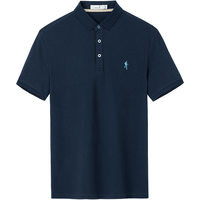 DANCING WOLVES 与狼共舞 男士短袖POLO衫 51124062210 藏青 XL