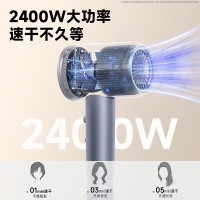 奥克斯 吹风机家用2400W高速电风吹负离子