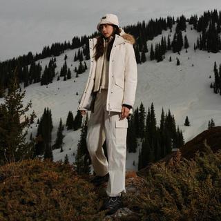 KOLON SPORT 可隆女SNOWBALL毛领羽绒服GTX防风透湿鹅绒夹克