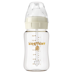 舒婴 奶瓶防胀气防呛奶  玻璃仿母乳喂养断奶0-3个月200ml