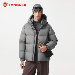 坦博尔 男士加厚保暖连帽羽绒服 TA5560339D