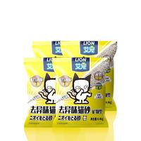 艾宠狮王除臭猫砂矿砂膨润土矿石防臭猫沙低尘吸水不易粘底不易散 4.4kg
