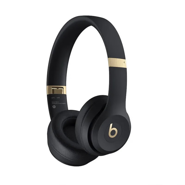 PLUS会员：Beats Solo 4 耳罩式头戴式蓝牙耳机 黑金色