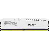 Kingston 金士顿 FURY Beast超级野兽系列 DDR5 6000MHz 台式机内存 马甲条 白色 64GB 32GBx2 CL30