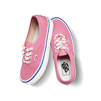 VANS范斯 Authentic 44 DX小爱心温柔甜酷帆布鞋 粉色 35 