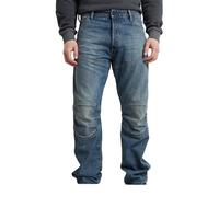 G-STAR RAW2024秋季 5620 3D高端男士常规休闲直筒牛仔裤厚款D23699 蓝色磨白 3330