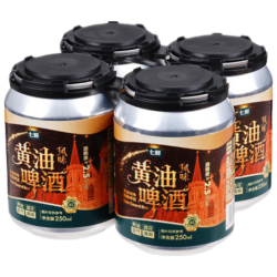 七鲜 黄油啤酒 250mL*4罐 精酿 线下同款