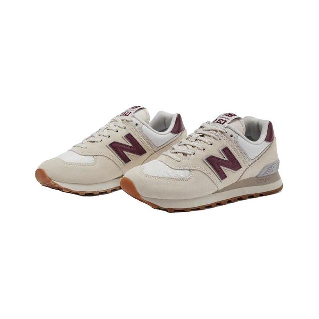 new balance nb女鞋舰店 运动鞋百搭缓震跑步鞋复古休闲鞋子女 574系列/米白色/WL574RCF-B