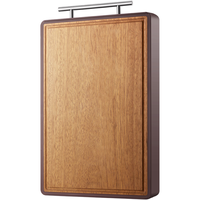 苏泊尔黑金檀木整木砧板双用抗菌厨房家用切菜案板剁肉水果辅食面板4530 黑金檀木整木砧板30*45 长方形