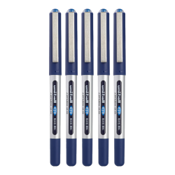 uni 三菱（三菱铅笔 uni）UB-150中性笔直液式走珠笔0.5mm办公签字笔速干型中性笔大容量水笔 蓝