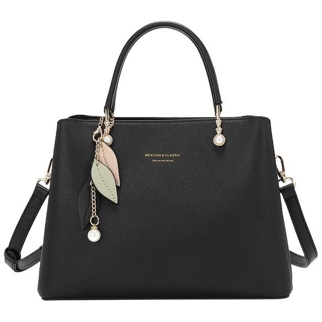 稻草人 包包女手提包大容量包百搭真皮斜挎包通勤女包