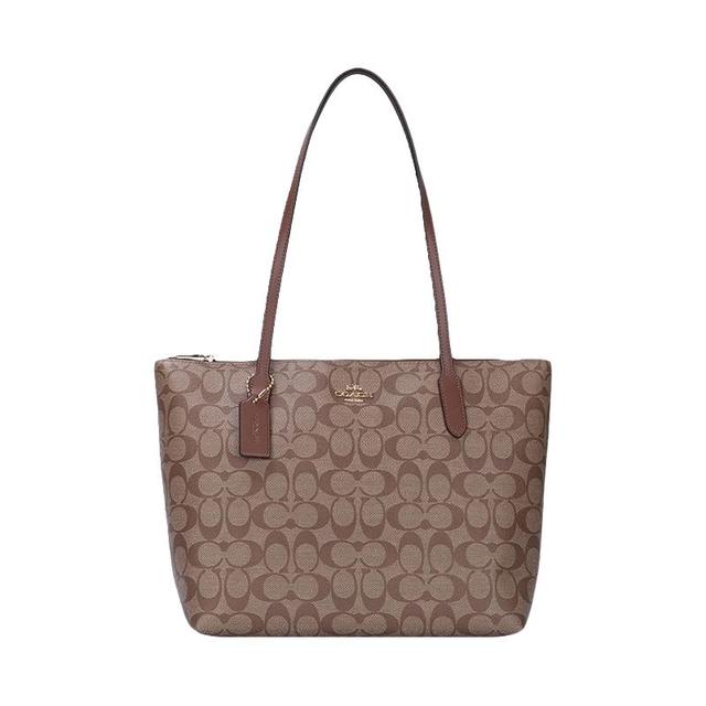 COACH 女士单肩大容量手提托特包旗舰店正品