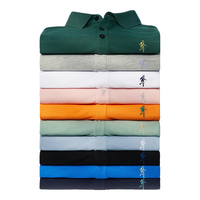 DANCING WOLVES 与狼共舞 男士短袖POLO衫 51124062210 黑色 XL