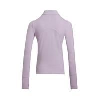 安德玛(UNDERARMOUR)女子1/2拉链跑步运动长袖T恤1365632 王牌紫543 M