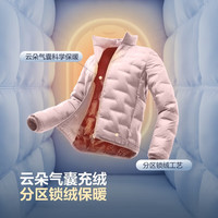 波司登（BOSIDENG）25年短款轻薄羽绒服女90鹅绒无缝胶囊立领露营徒步保暖外套 【700+蓬鹅绒】苏梅粉-浅春色【卡码拍大】 S 160/84A 体重约95-105斤