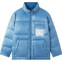 森马 Semir外套男冬棉服2022oversize潮酷立领棉服两面穿设计感上衣